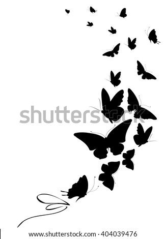 Download Butterflies Design Stock Vector (Royalty Free) 404039476 ...