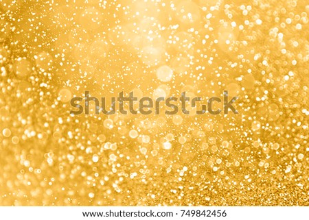 Elegant Gold Glitter Sparkle Confetti Background For Golden Happy Birthday Party Invite 50th Wedding Anniversary