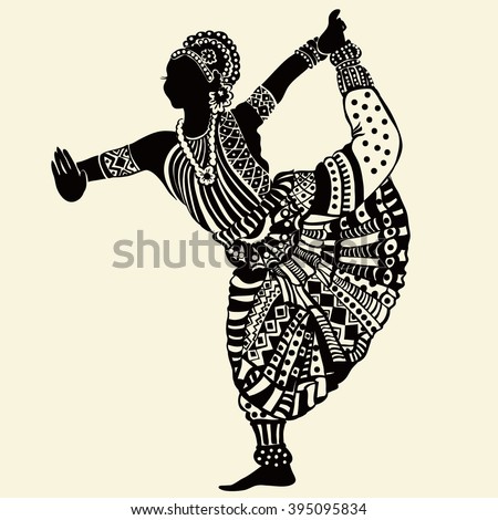 Indian Womanvector Illustration Indian Woman Stock Vector 235023148 ...