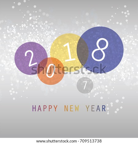 Simple Colorful New Year Card Cover Stock Vector 538023928 ... Simple Colorful New Year Card Cover Stock Vector 538023928 ...