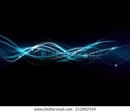 Abstract Technology Background Light Effect Stock Vector 626713175 ...