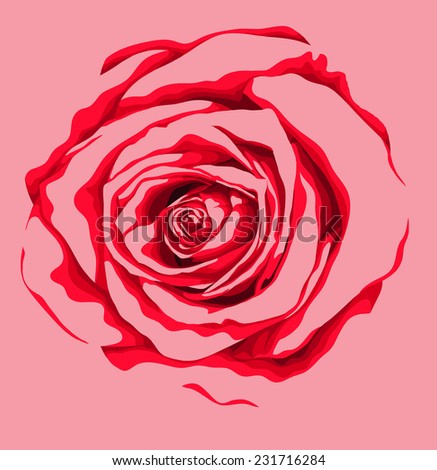 Stock Images similar to ID 70956724 - vector stylized rose