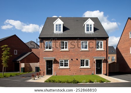 Semi Detached House semi detached house stock images, royalty-free images & vectors Semi Detached House semi detached house stock images, royalty-free images & vectors