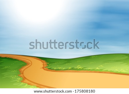 Yellowbrick Road Leading Emerald City Stock Vector 88914238 - Shutterstock