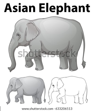 Elephant Outline Stock Images, Royalty-Free Images & Vectors | Shutterstock