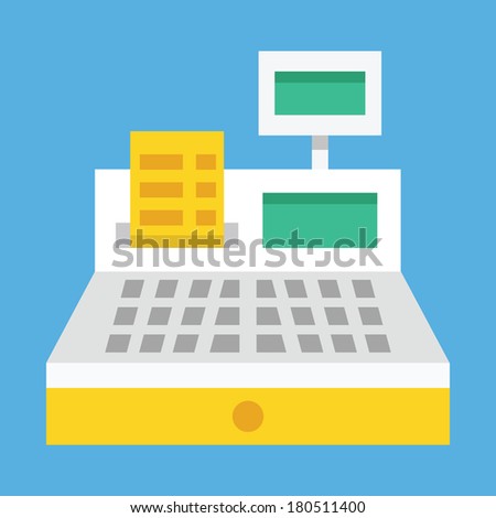 Vector Cash Register Icon