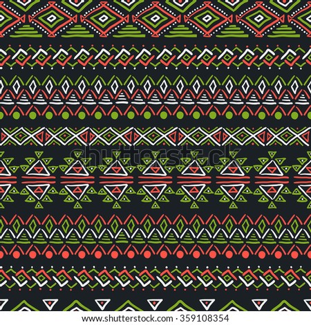 Abstract Geometric Pattern African Style Stock Illustration 109800989 ...