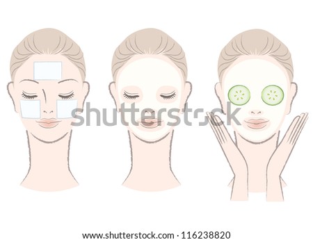 New sex position called 77 Facial mask pads