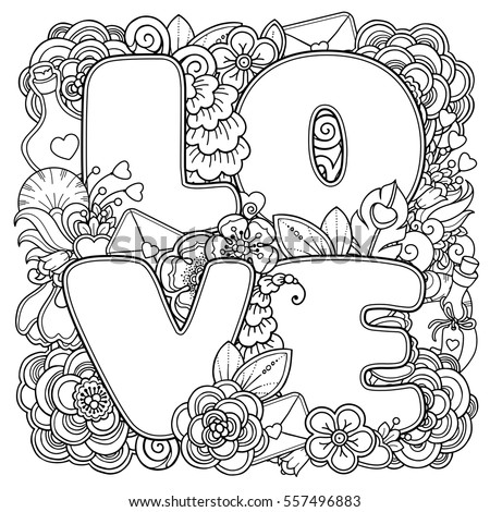 Ornate Vintage Alphabet Monogram Sketch Coloring Page