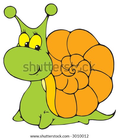 Tortoise Snail Stock Vector 131809136 - Shutterstock