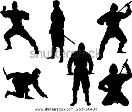 Ninja Silhouette Stock Images, Royalty-Free Images & Vectors | Shutterstock