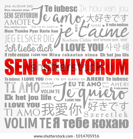 Seni Seviyorum I Love You In Turkish In Different Languages Of The World Seni Seviyorum I Love You In Turkish In Different Languages Of The World