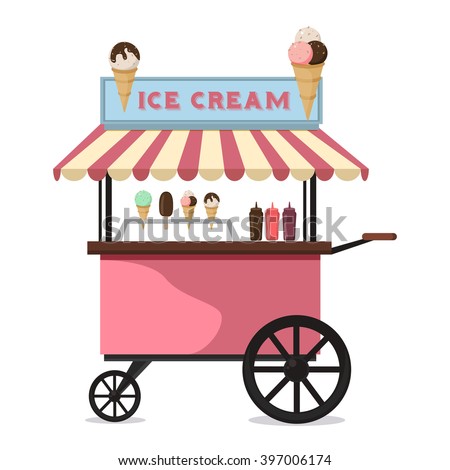 Ice Cream Cart Stock Images, Royalty-Free Images & Vectors | Shutterstock