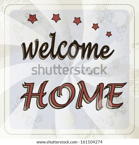 Welcome home картинки