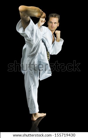 Karate Kick Stock Photos, Images, & Pictures | Shutterstock