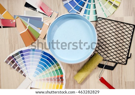 Different Shades Of Blue Paint blue paint can samples different shades stock photo 463282829 Different Shades Of Blue Paint blue paint can samples different shades stock photo 463282829