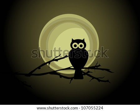 Owl silhouette Stock Photos, Images, & Pictures | Shutterstock