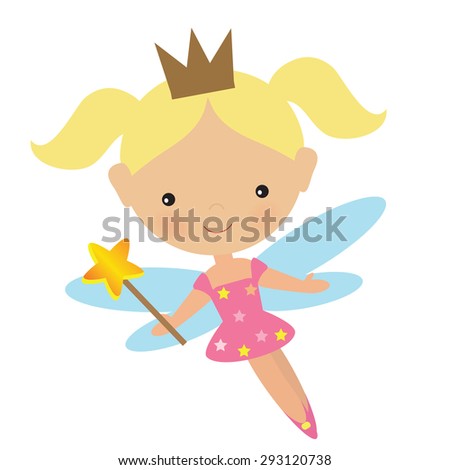 Collection Three Cute Little Fairies On Stock Illustration 72449365 ...