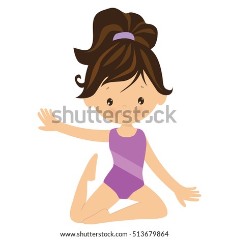 Gymnastics Vector Illustration Stock Vector 305619173 - Shutterstock