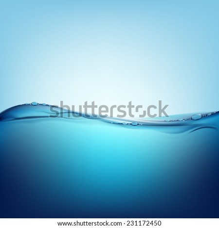 water with air bubbles