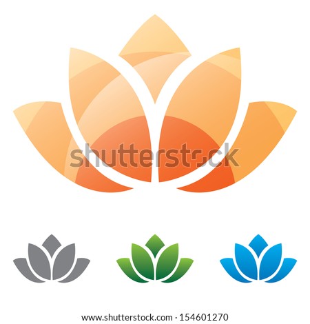 Lotus silhouette icon