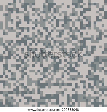 Urban Seamless Digital Camo Pattern Stock Illustration 202334659 ...