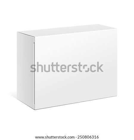 Download White Product Cardboard Package Box Illustration Stock ...