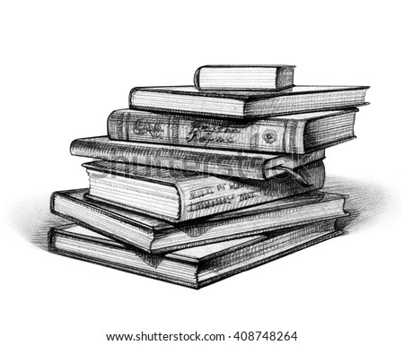 Cartoon Stack Of Books Stock Photos, Images, & Pictures | Shutterstock