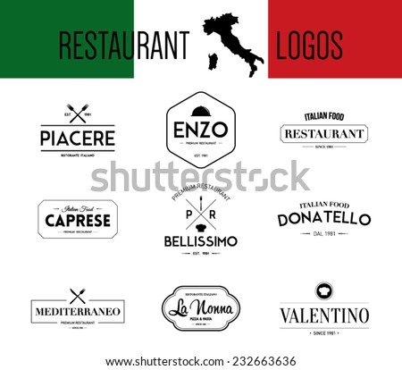 italian restaurant logos