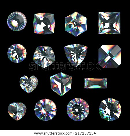 Background Clear Crystal Hearts Sparkling Stock Photos, Images ...