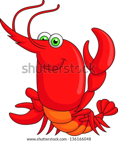 Cute Lobster Cartoon Stock Illustration 133444379 - Shutterstock