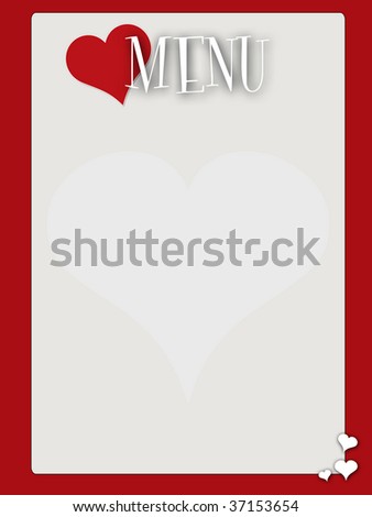 blank menu