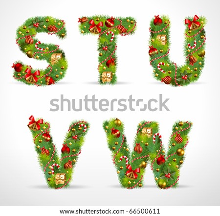 Christmas alphabet Stock Photos, Christmas alphabet Stock Photography ...