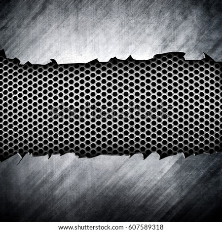 Crack Metal Template Background You Can Stock Illustration 50572327 ...