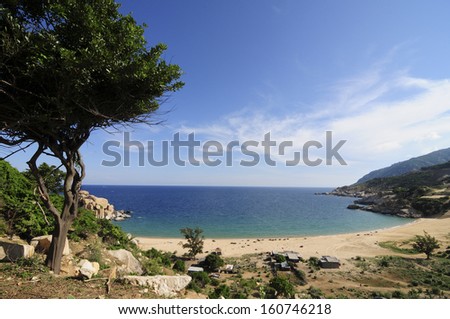 Beautiful sea landscape in Mui Dinh, Ninhthuan, Vietnam
