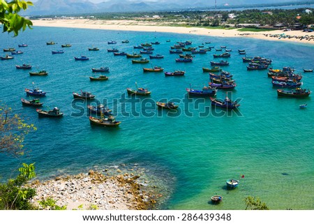 Beach in Phu Yen province, Vietnam