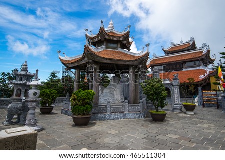 Temple in Ba Na Hill, Da Nang, Vietnam