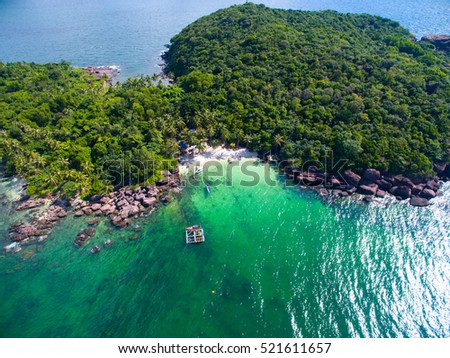 Mong Tay island in Phu Quoc island, Kien Giang, Vietnam