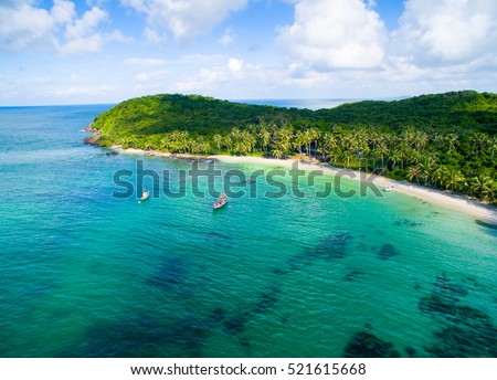 May Rut island in Phu Quoc, Kien Giang, Vietnam