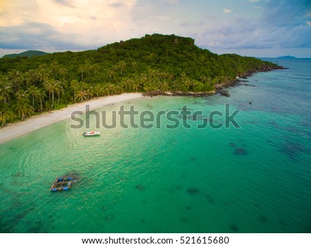 May Rut island in Phu Quoc, Kien Giang, Vietnam