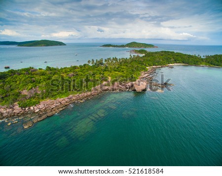 Dam Ngang island in Phu Quoc, Kien Giang, Vietnam