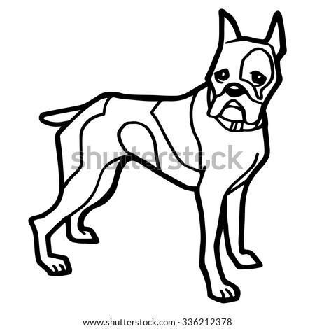 Dog On Laying Down Pose Stock Vector 135345518 - Shutterstock