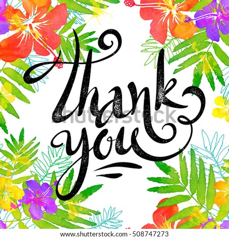 hand drawn ink sign thank youのイラスト素材 508747273 shutterstock
