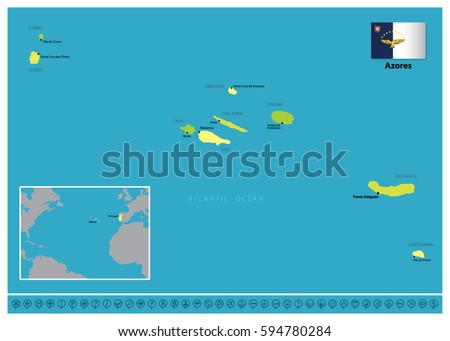 Azores Stock Vectors, Images & Vector Art | Shutterstock