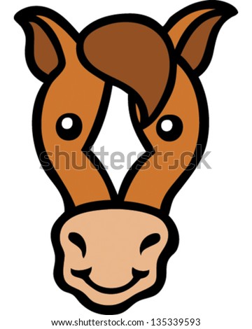 Cartoon Horse Head Stock Images, Royalty-Free Images & Vectors