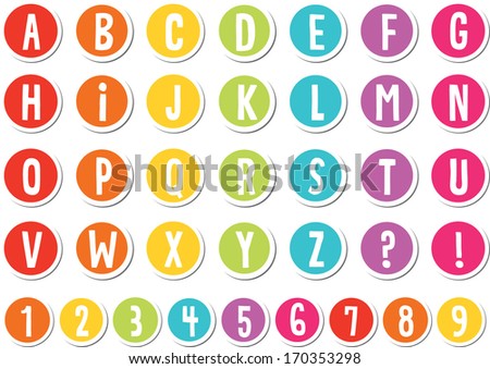 Monster Alphabet Stock Vector 170353301 - Shutterstock