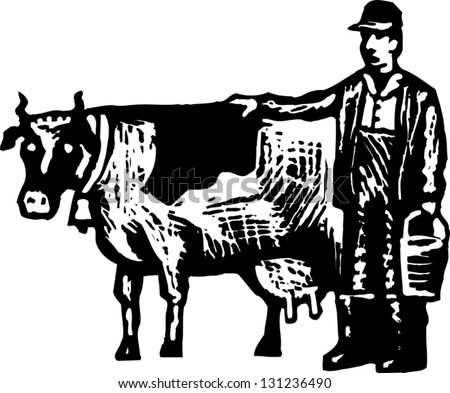 Man milking cow Stock Photos, Images, & Pictures | Shutterstock