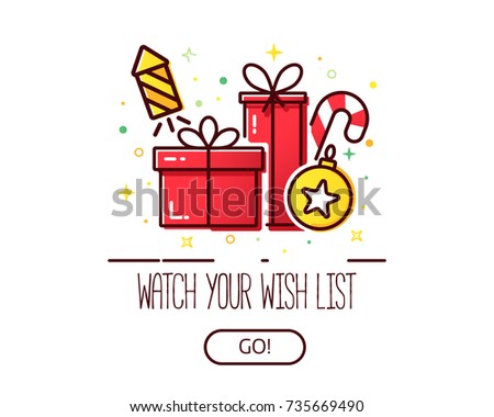 vector banner web pile presents gift stock vector vector banner web pile presents gift stock vector