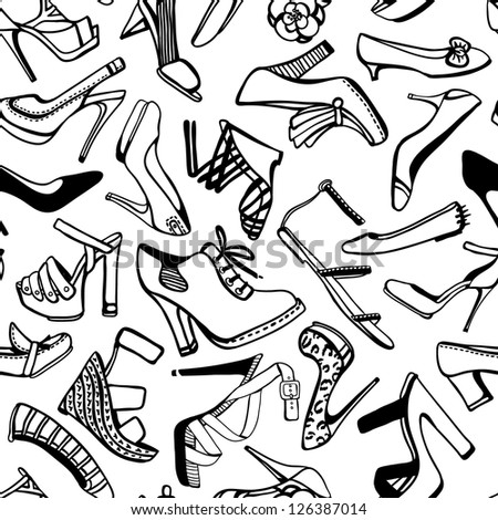 Shoe background Stock Photos, Images, & Pictures | Shutterstock