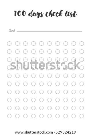 goal tracker template